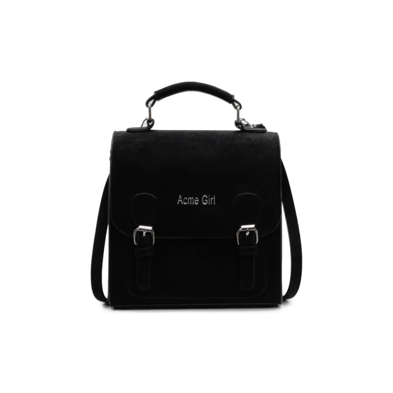 Yalu PU Handbag, Shoulder Bag, Backpack Regular Women's Black/Ecru/Green/Pink-1