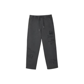 JACK JONES· Knitted Sweatpants Men's E44 Black Sandy