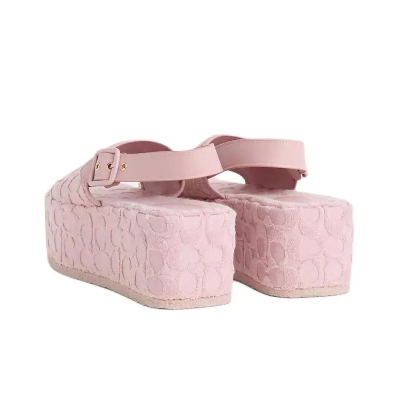 COACH Noelle Strap Sandals 7cm Women's Pink-2
