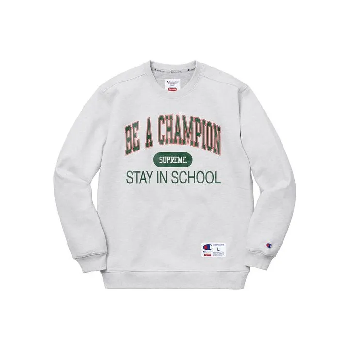 Supreme Champion Stay In School Crewneck-0