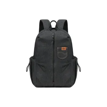 URBAN FOREST Denim Backpack Unisex Black/Blue
