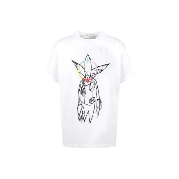 OFF WHITE X Futura Oversized Fit Alien T Shirt