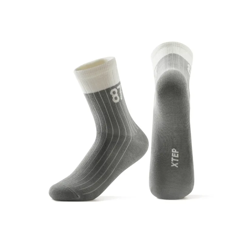 XTEP Mid Calf Socks Men's 3 Pack-3