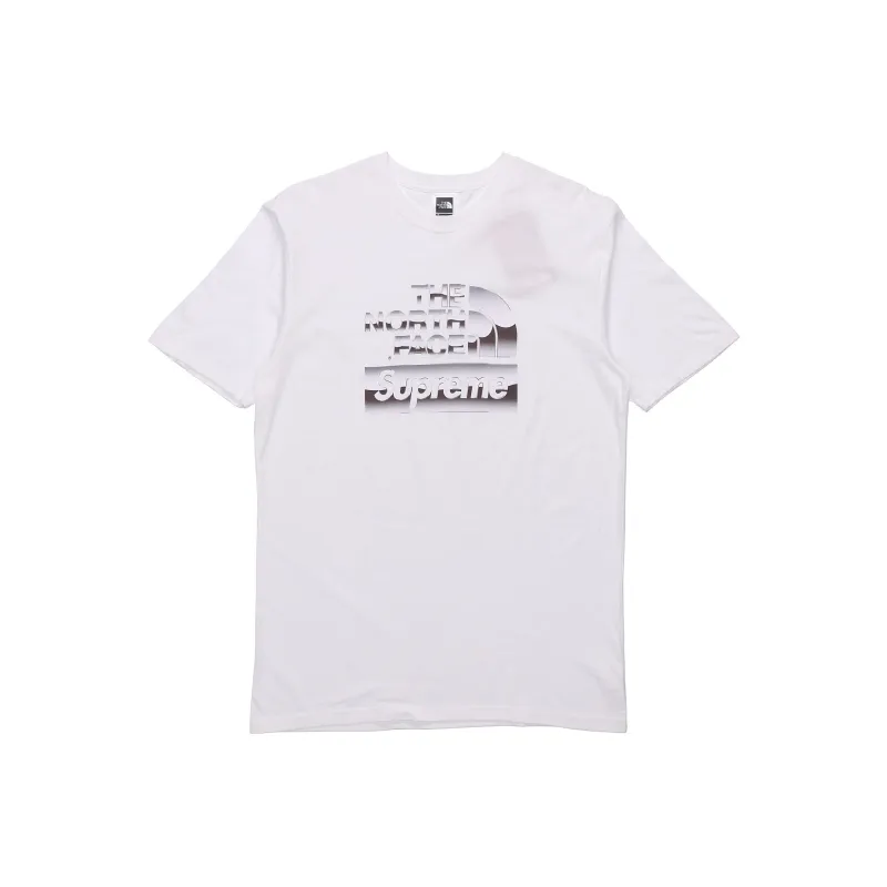 Supreme The North Face Metallic Logo T Shirt-0