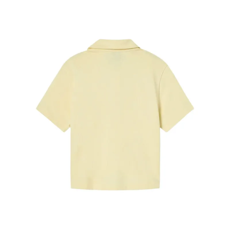 New Balance Polo Shirt Women's Light Yellow-1