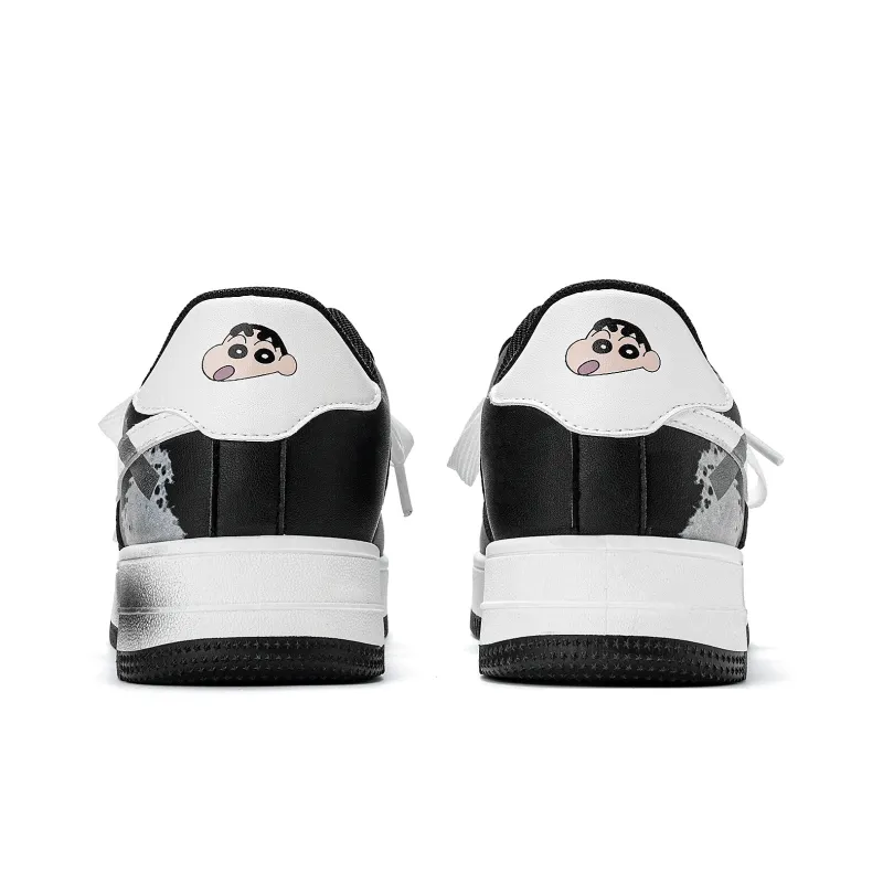 Crayon Shinchan Low Top Skateboard Shoes Unisex-35
