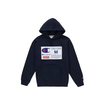 Supreme Champion Label Hooded Sweatshirt