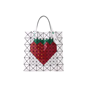 ISSEY MIYAKE Polyvinyl Chloride Resin Tote Bag, Shopping Bag, Handbag Unisex White