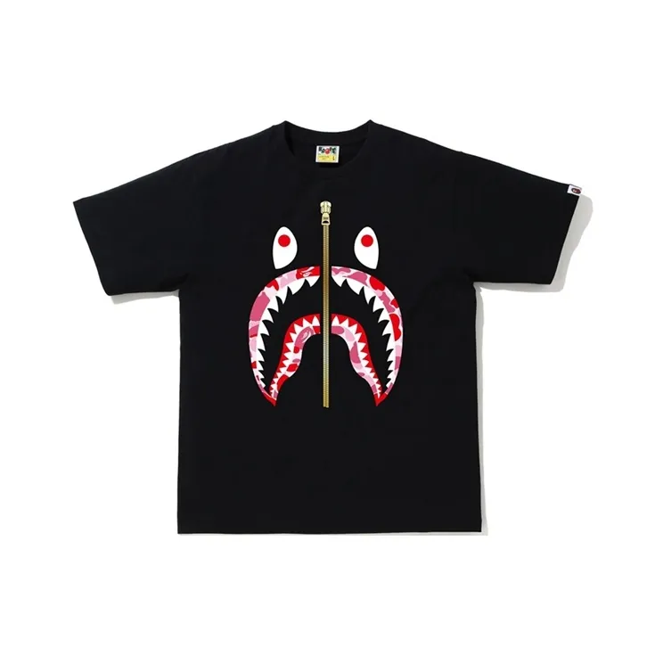 Bape Abc Gold Zip Shark Tee-3