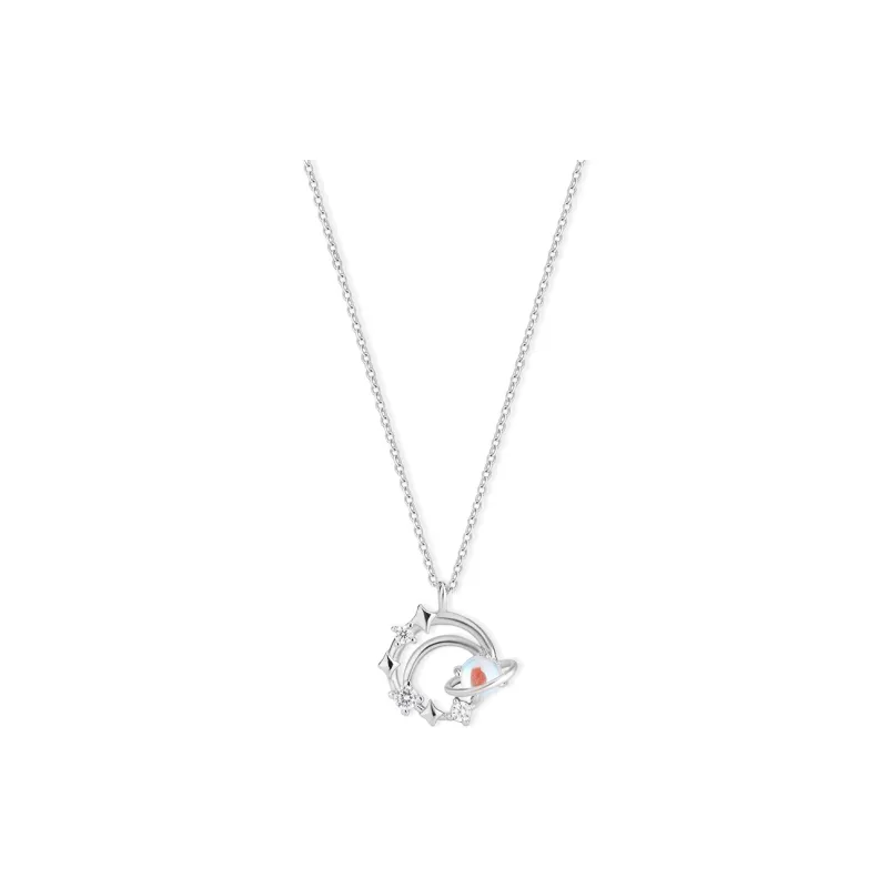 MISS TOOYA S925 Silver Necklaces Women's-0