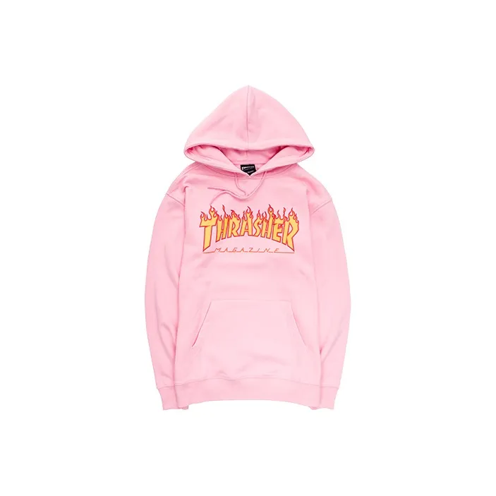 Thrasher Hooded Regular Sweatshirt Japan Version Unisex Pink-0