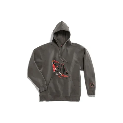 JORDAN Washed Suede Hoodie