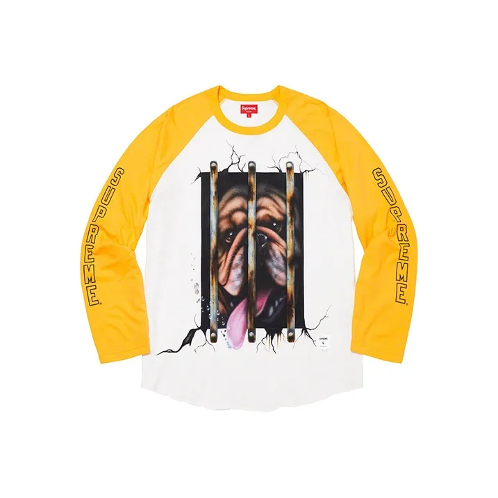 Supreme Dog Raglan L/S Top-4
