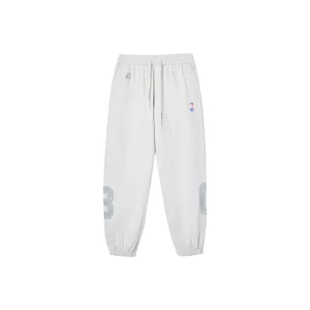 JACK JONES· x NBA JACK&JONESxNBA Spring Summer Knitted Sweatpants Men's C42 Stone Gray