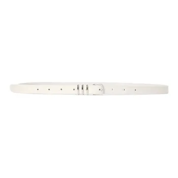 Ann Demeulemeester Cow Leather, Metal Leather Belts Women's White 