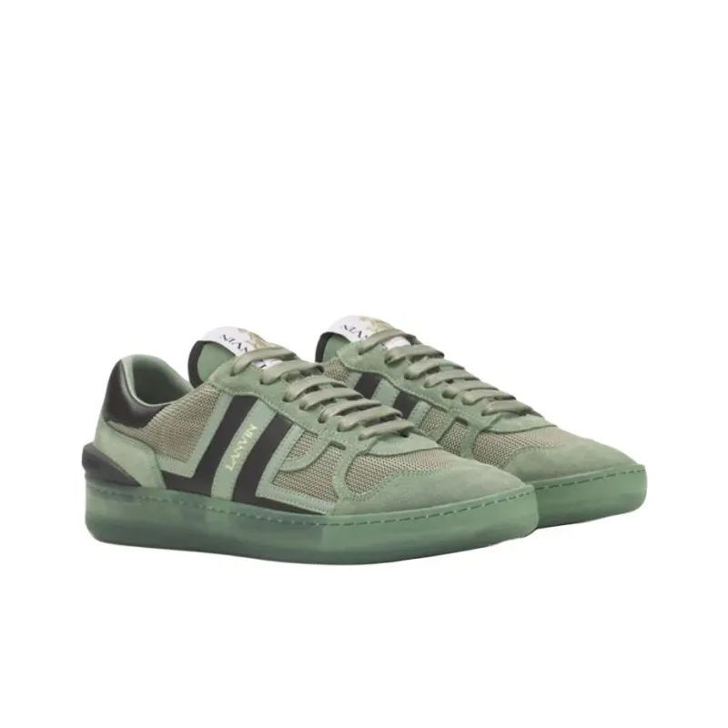 Lanvin Clay Low Top Skateboard Shoes Unisex Green-2