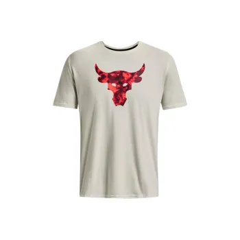 Under Armour Project Rock T Shirt Men's Ivory White