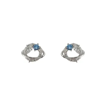 QIANFANGDAHUANGYE Zircon Stud Earrings Women's