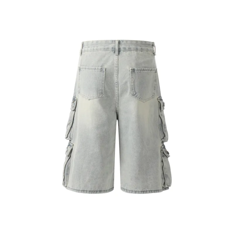 JASONWOOD Denim Shorts Unisex Vintage Blue-1