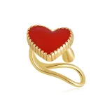 E0039R (Heart Clip-on Earring Right, Small)