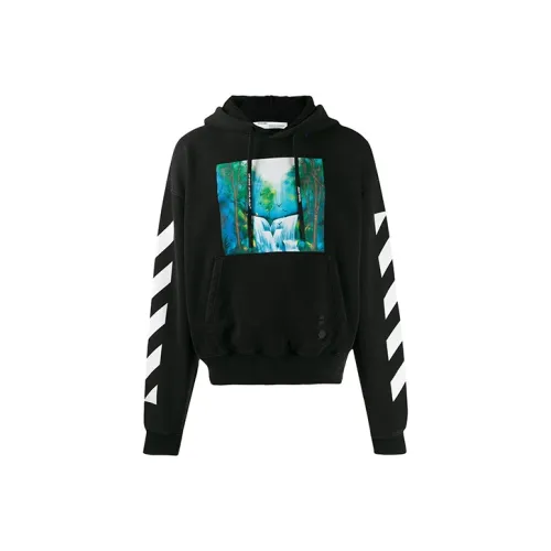 OFF WHITE Waterfall Diagonal Hoodie