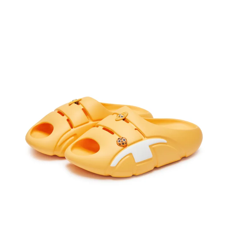 Champion Graffiti Slide Slippers Unisex Ginger Yellow-2