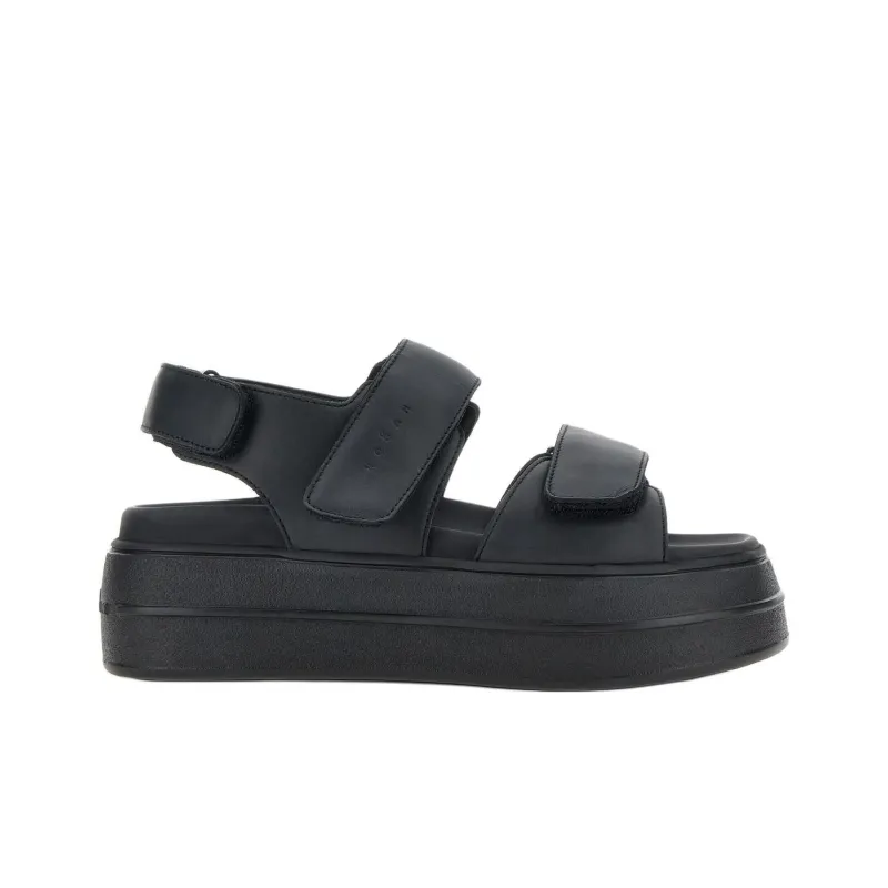 HOGAN Straped Round Toe Sandals Women's-1