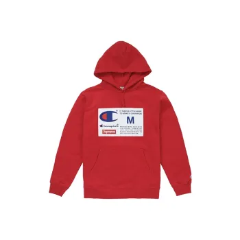 Supreme Champion Label Hooded Sweatshirt