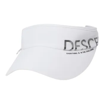 DESCENTE Polyurethane Polyester Sun Protection Hats Women's White