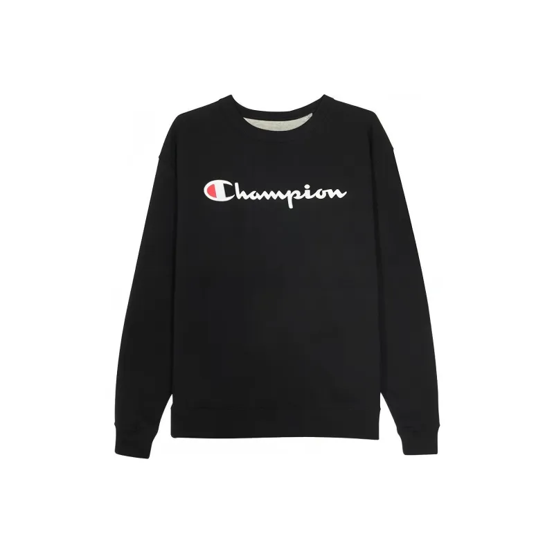 Champion Sweatshirt US Version Unisex Black-0