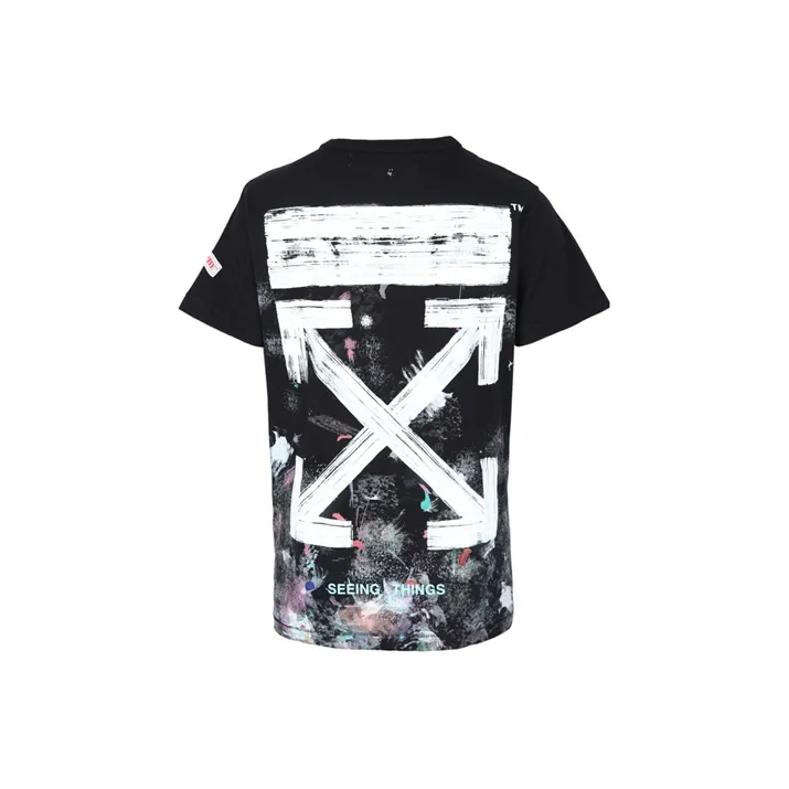 OFF WHITE Galaxy Brushed T shirt-0