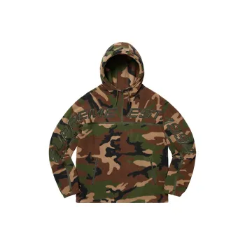 Supreme Polartec Half Zip Hooded Sweatshirt