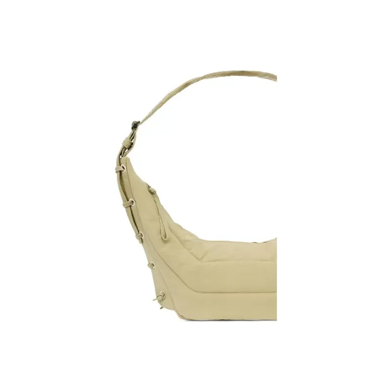 Lemaire Nylon One Shoulder Handbag Medium Size Women's Sage Green-2