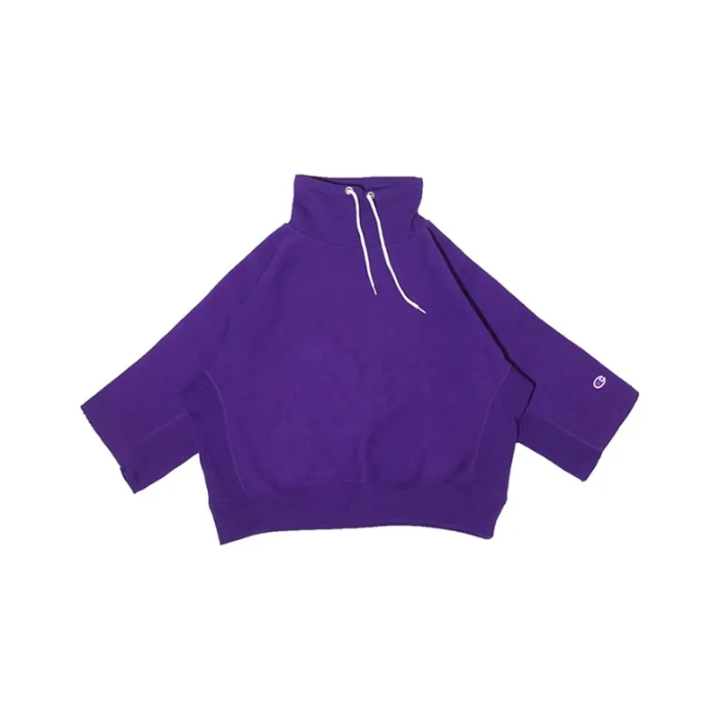Champion Crew Neck Regular Sweatshirt Japan Version Unisex Purple-0