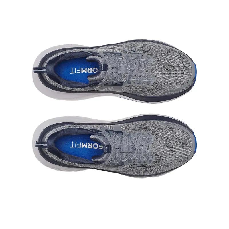 Saucony Cushioning, Breathable, Supportive Low Top Running Shoes Men's Gray-4