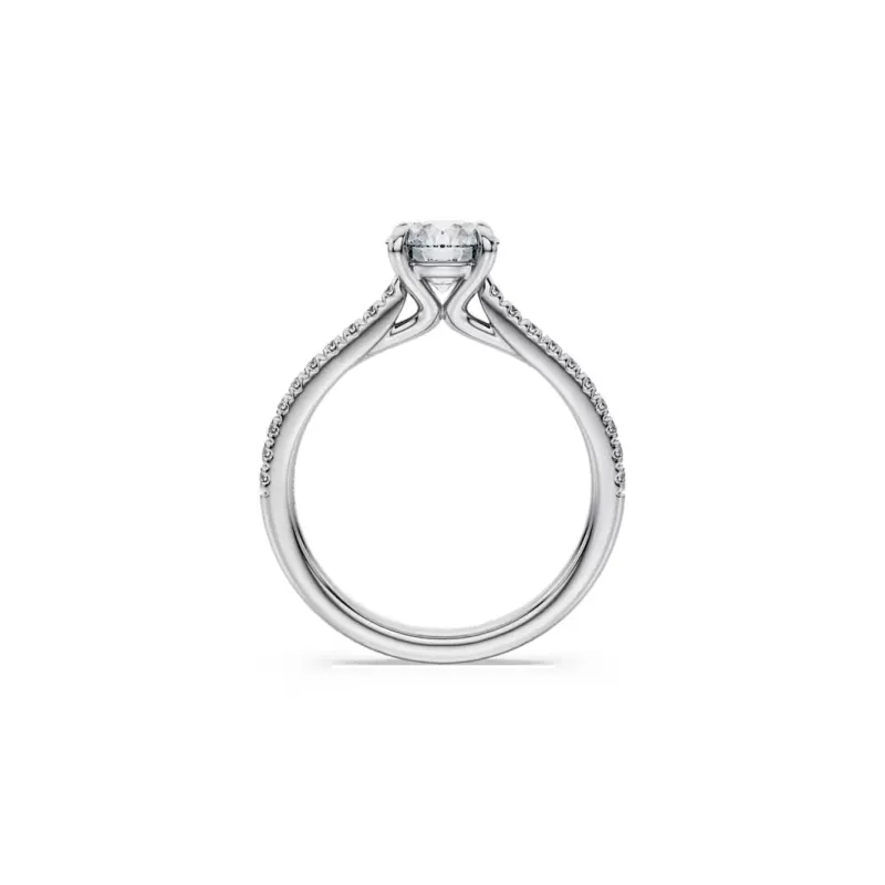 Swarovski 18K White Gold Rings Women's Silver-3
