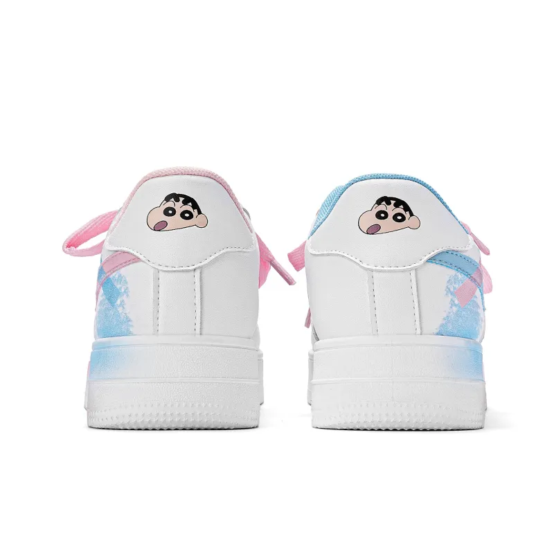 Crayon Shinchan Low Top Skateboard Shoes Unisex-23