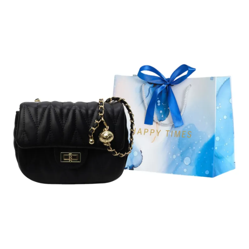 ROUNDOT PU Crossbody Bag Women's Ecru/Black/Yellow/Pink-7
