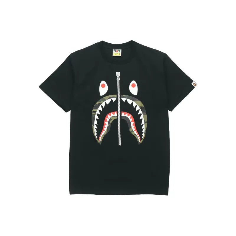 Bape Reflector 1st Camo Shark Tee-0