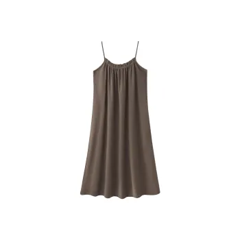 Gongdie Nightgown Women's Brown