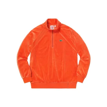 Supreme Lacoste Velour Half Zip Track Top