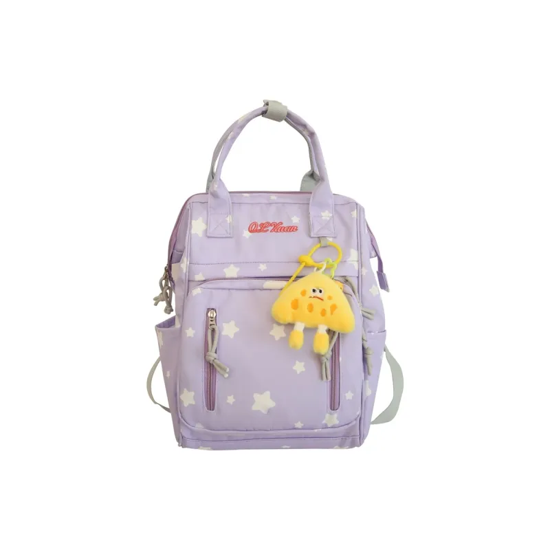 H YXIANG Nylon Backpack Unisex Multicolor-2