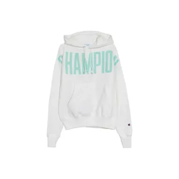 Champion Hooded Regular Sweatshirt US Version Unisex White