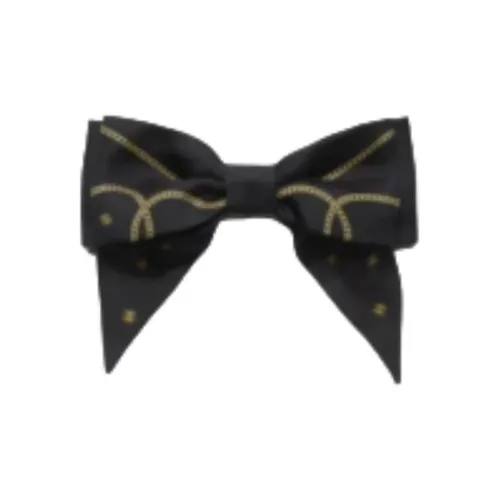CHANEL Hair Clips Women's Black