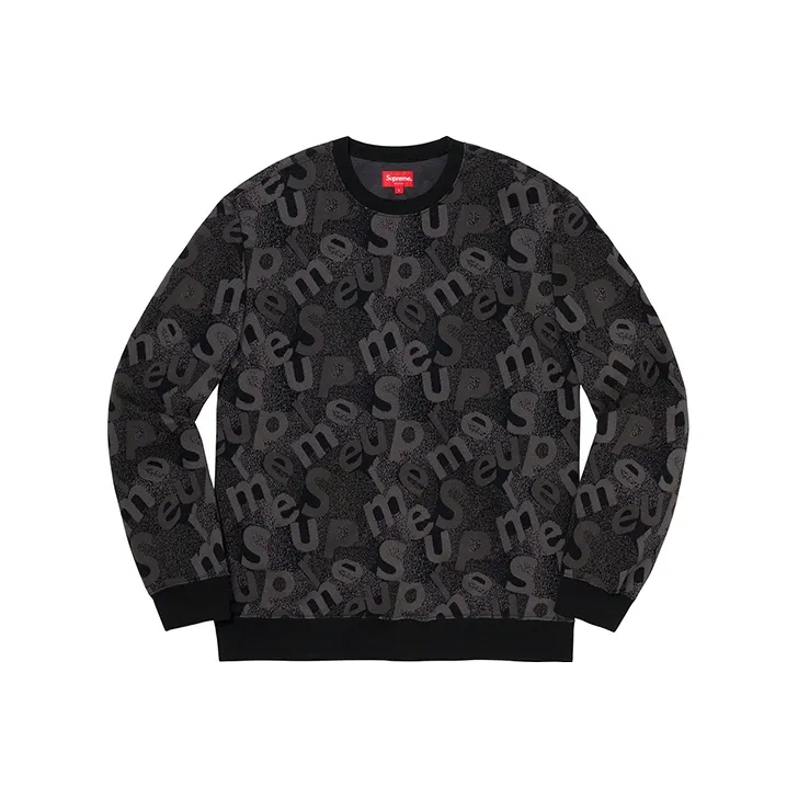 Supreme Scatter Text Crewneck-0