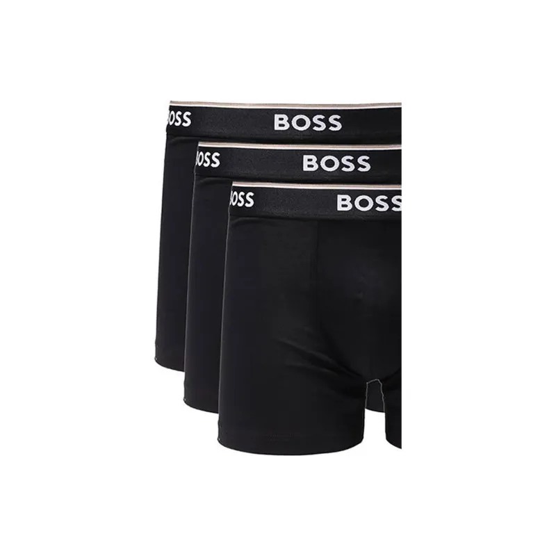 Boss Pack Of Three Logo waistband Boxer Briefs-3