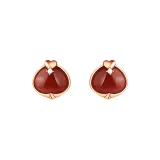 Fortune Serpent Stud Earrings