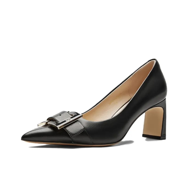 NINE WEST Chunky Heel High Heels Women's-1