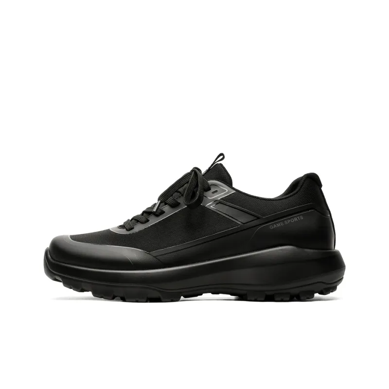 PAVEA Low Top Casual Shoes Men's Black-0