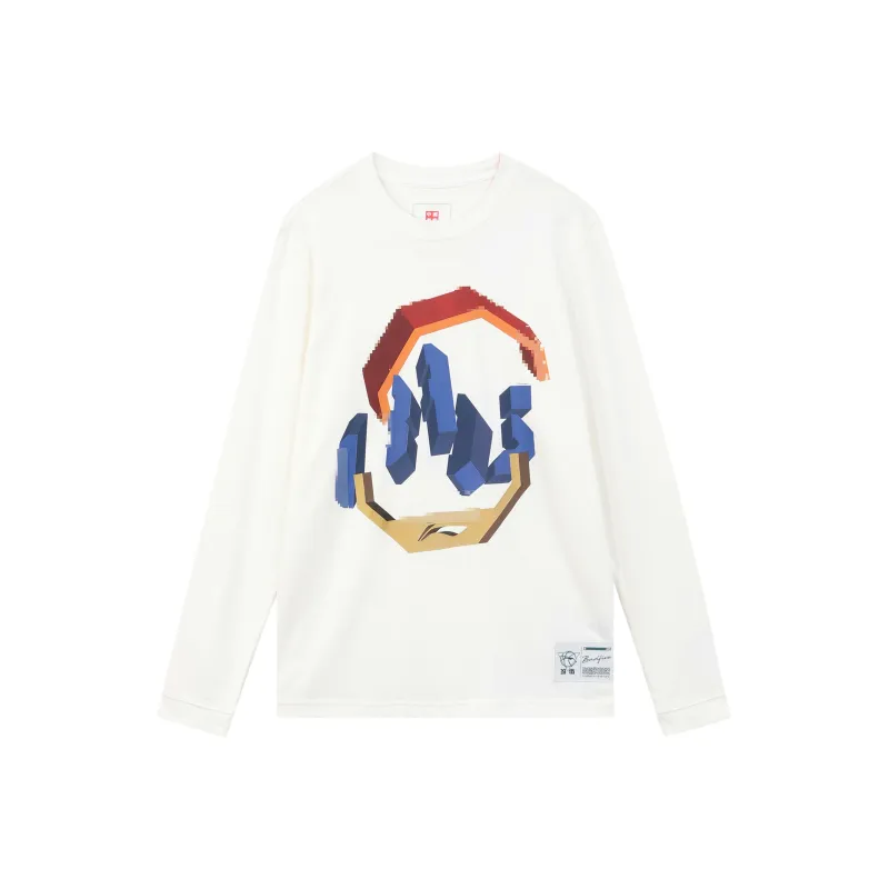 LiNing Sweatshirts Men White-0